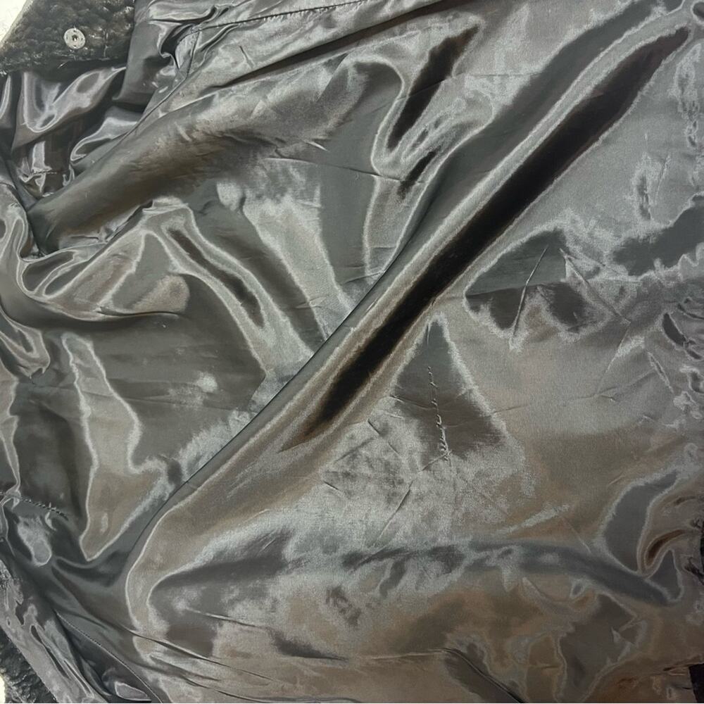 Vintage Styled by Winter Faux Broadtail Lamb Fur Coat Sz M - Picture 6 of 6